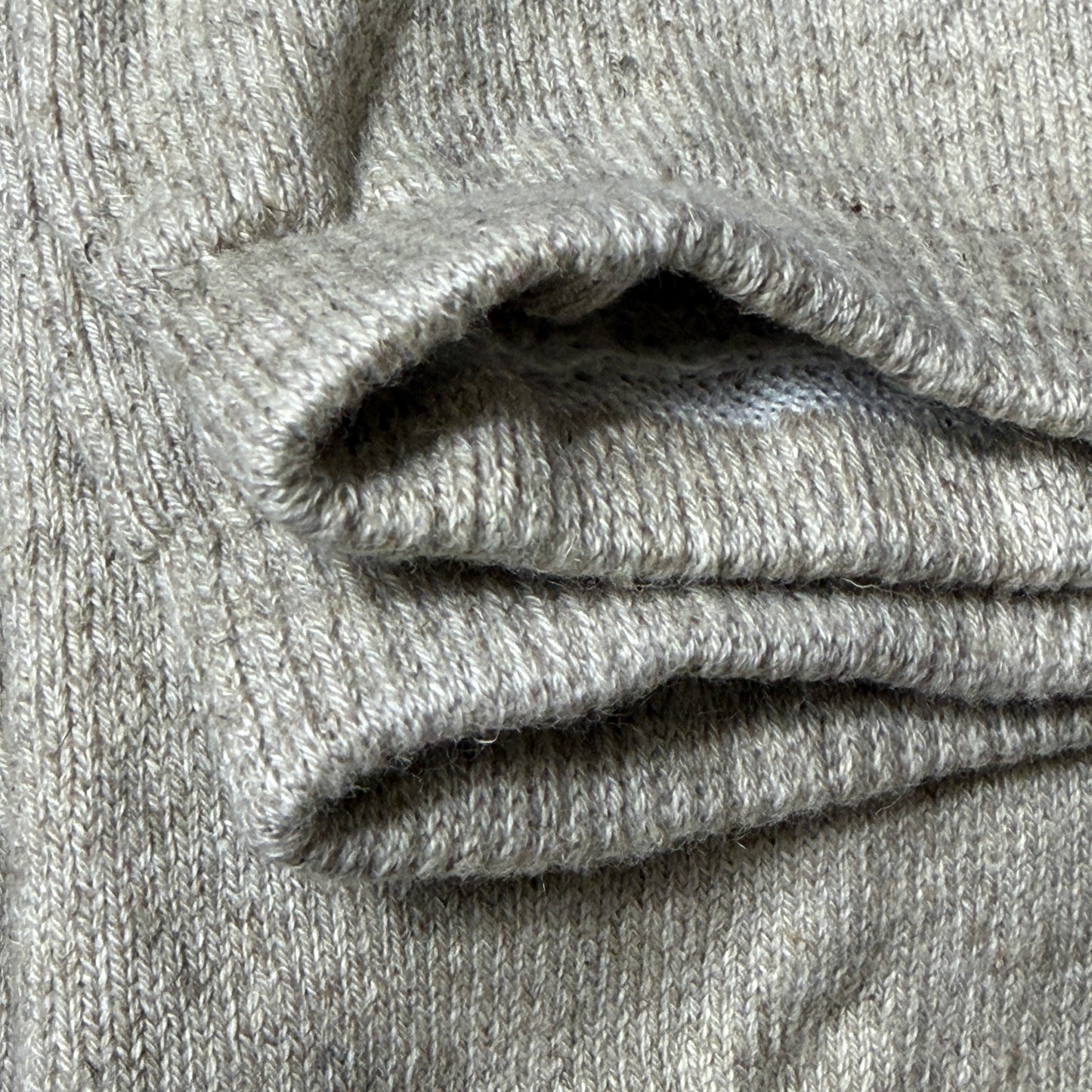 Linen Crew Socks, Unisex Linen Blend, Natural Gray