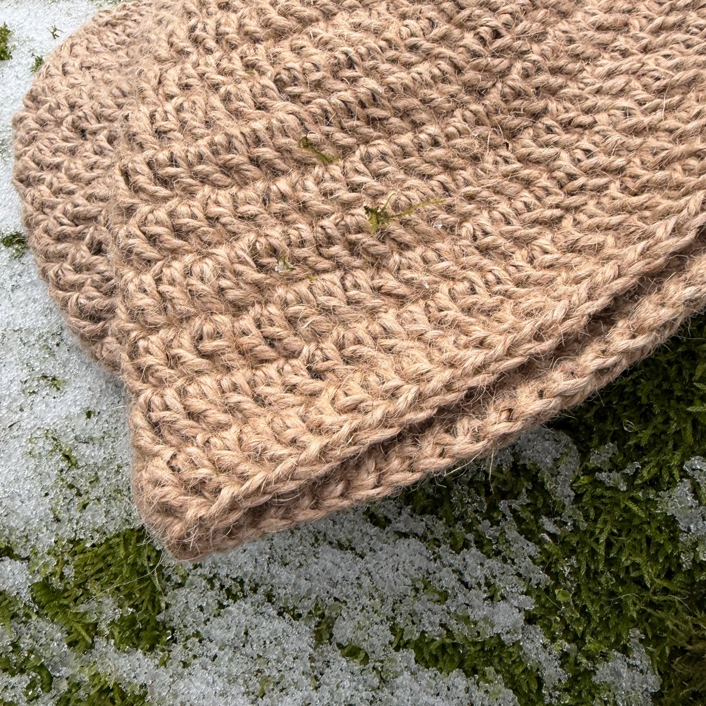 Hemp Knit Beanie Hat