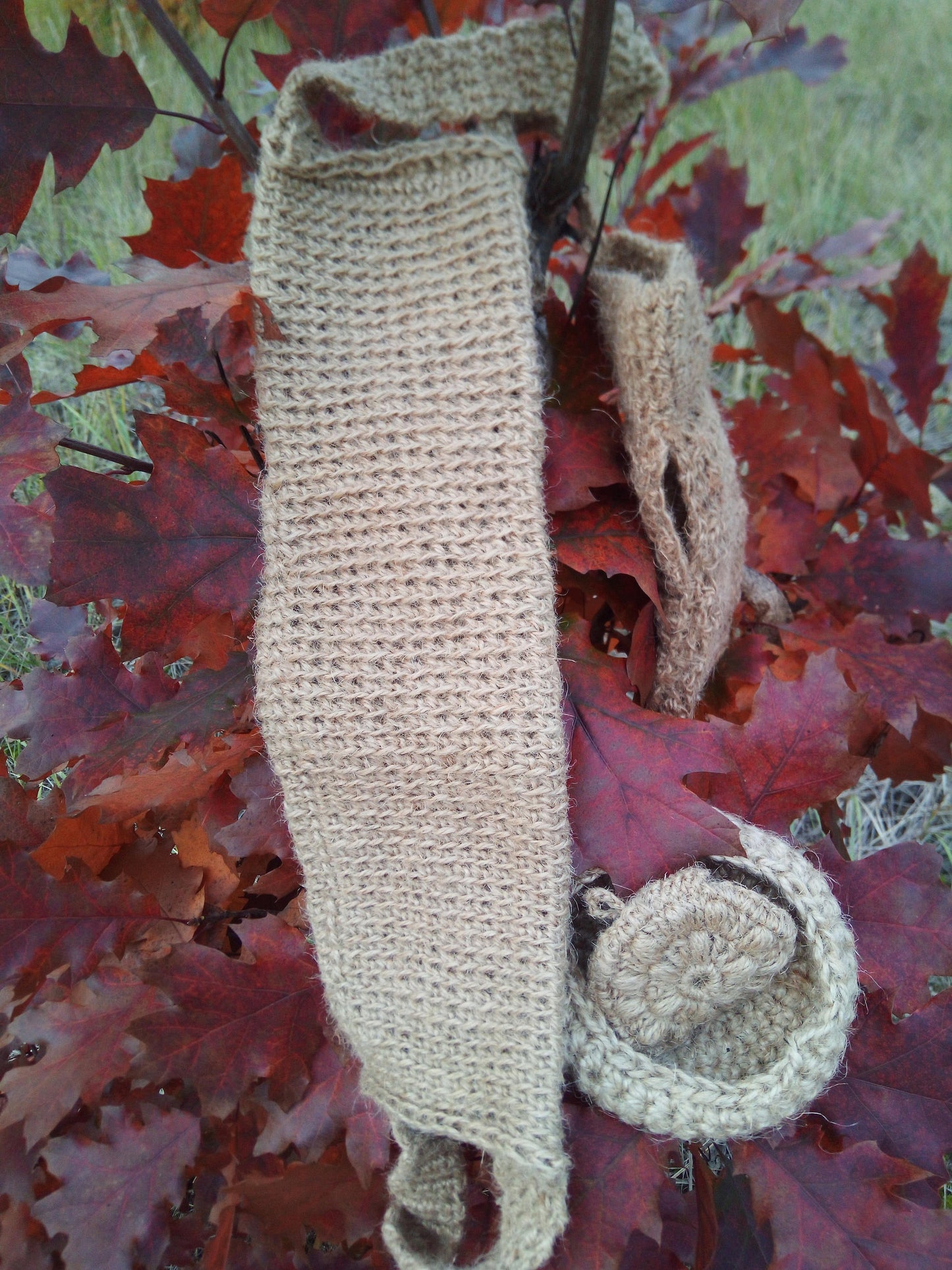 Anti cellulite hemp back scrubber, Spa bath