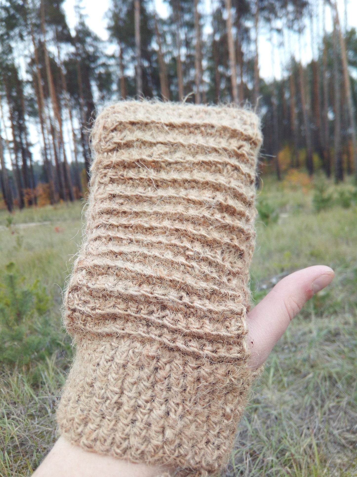 Hemp knitted washcloth, Exfoliating massage circulation and skin care sponge glove