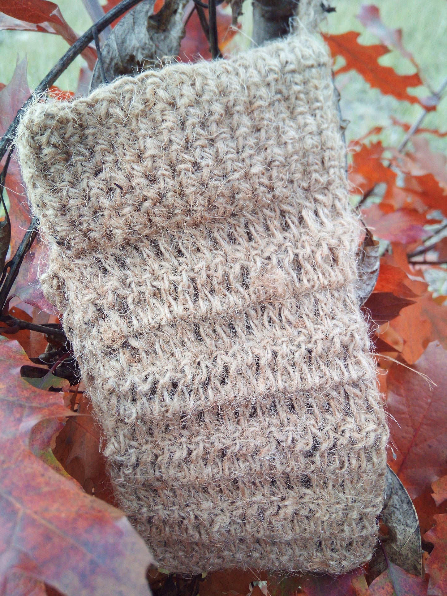Hemp knitted washcloth, Exfoliating massage circulation and skin care sponge glove