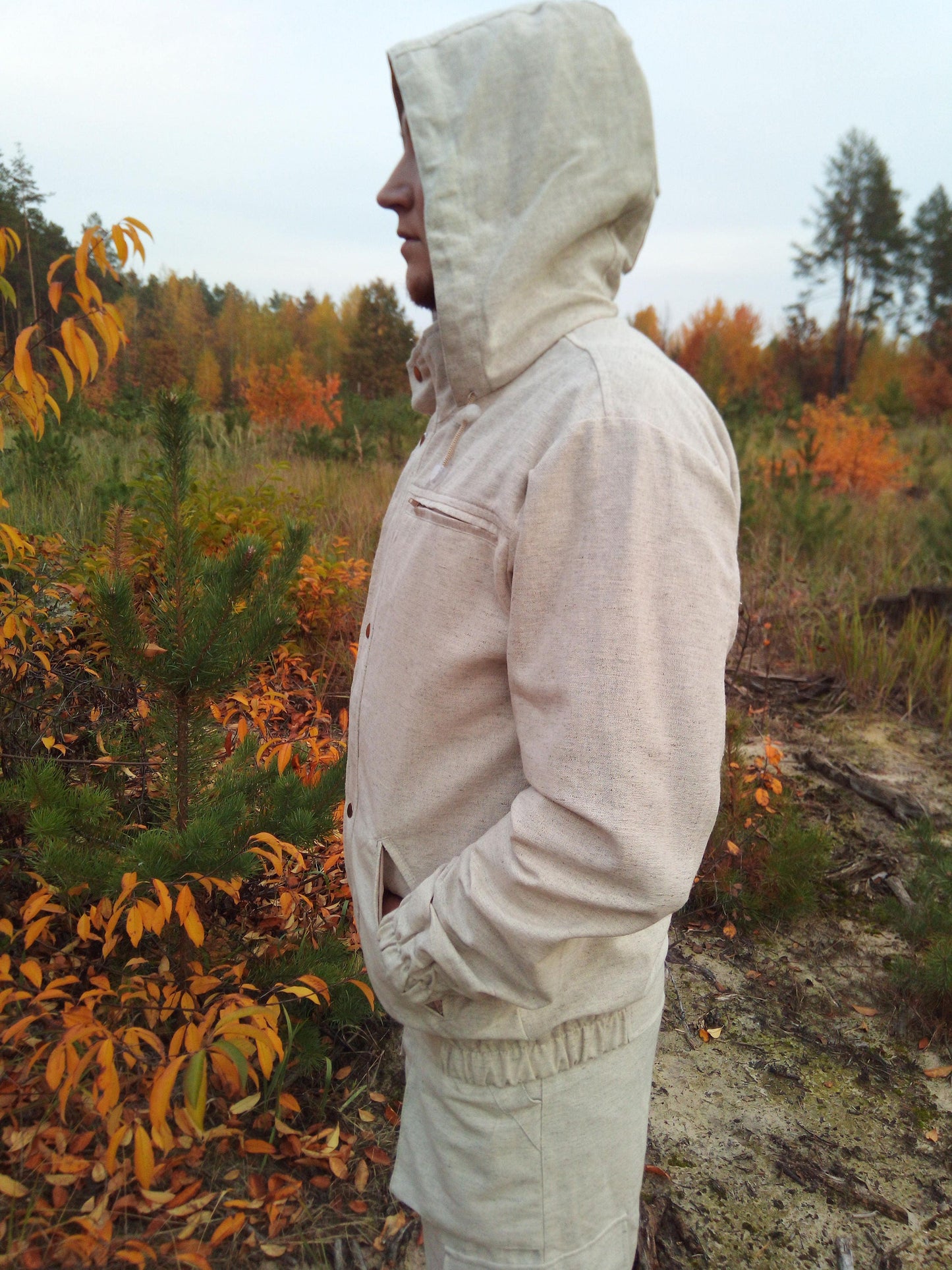 Hemp Men jacket/Hemp clothes