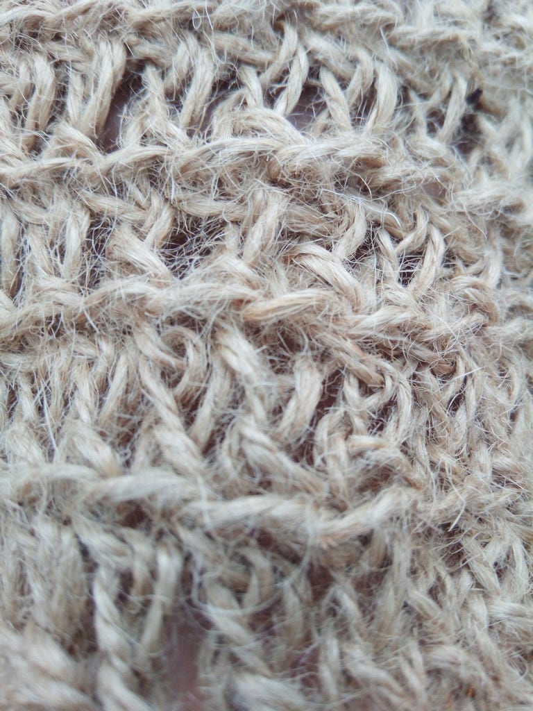 Organic hemp back scrubber, Exfoliating Massage Circulation and Skin Care Washcloth