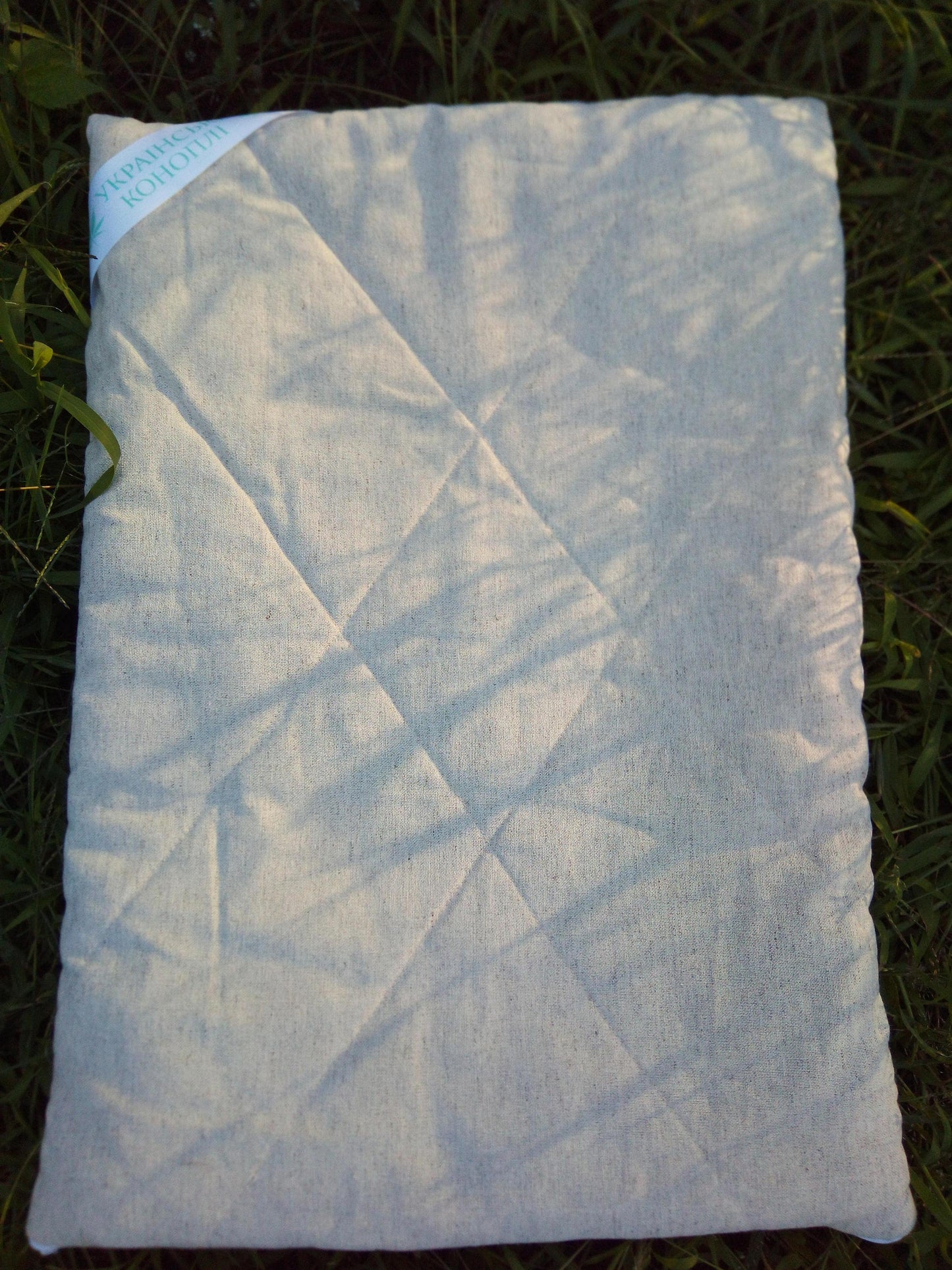 Organic hemp floor cushion with Hemp Fiber/Organic hemp/hemp filler/hemp/mat/handmade/organic
