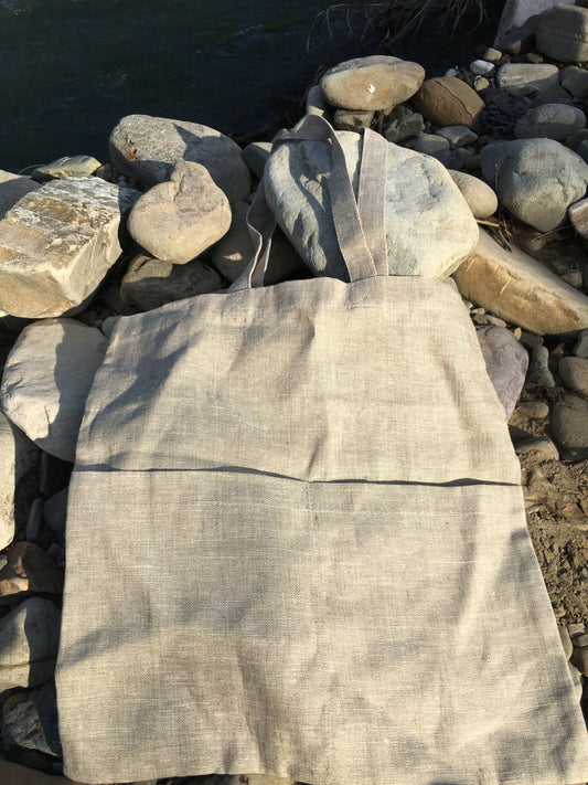 Organic hemp bag - messenger bag, Tote bag