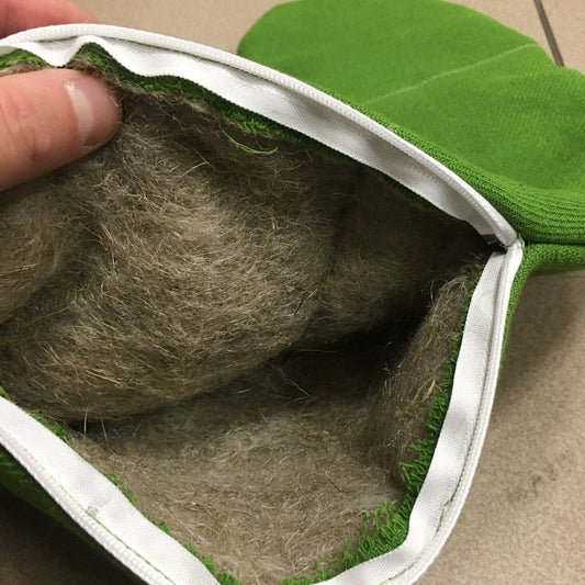 SET of 2 Empty Hemp Travel Neck Pillows - Case for travel pillow