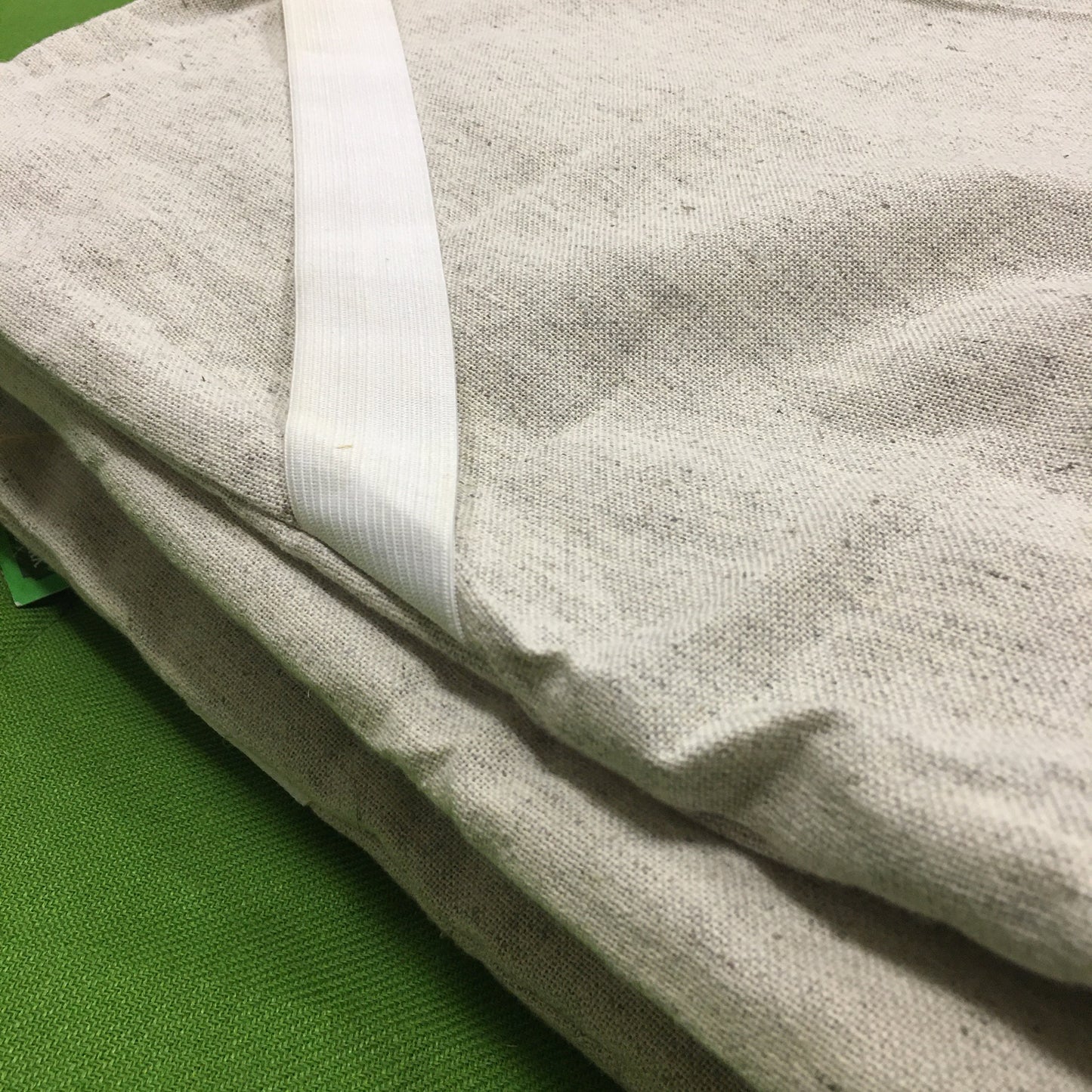 Organic Hemp mattress pad filled Hemp Fiber and with rubber band, fitted