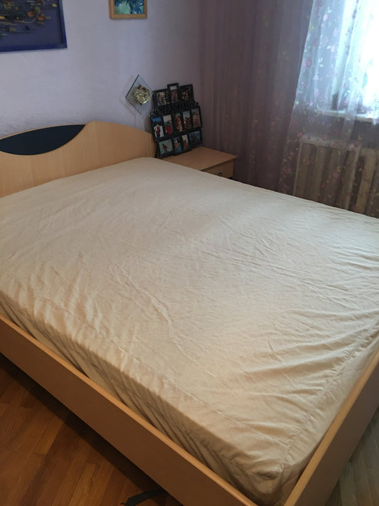 Hemp cover for floor cusion. Size 90х190х15 - 35х75х6"