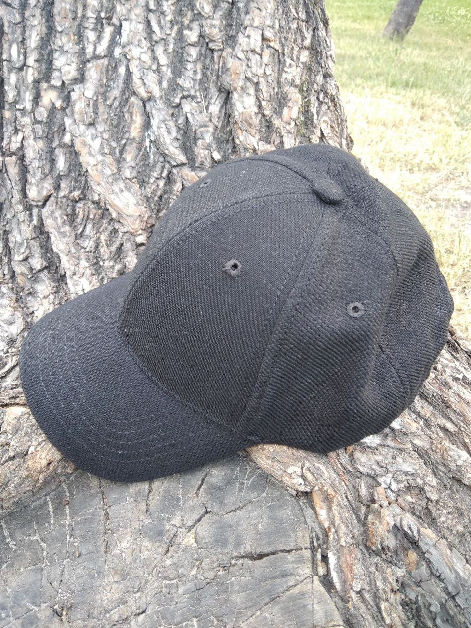 Hemp cap made of natural clothing, Marijuana baseball hat for men and women, Black cap