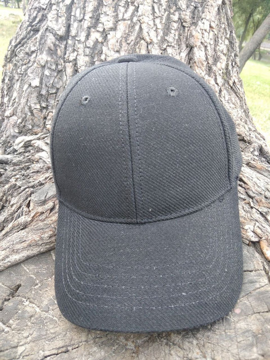 Hemp cap made of natural clothing, Marijuana baseball hat for men and women, Black cap