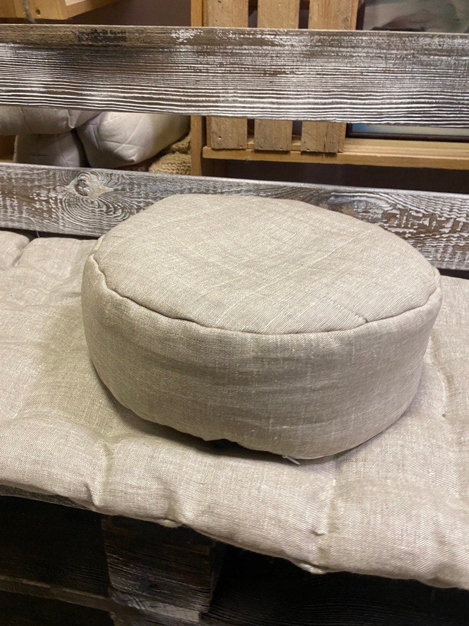 Hemp Meditation rug & Zafu, Meditation pillow