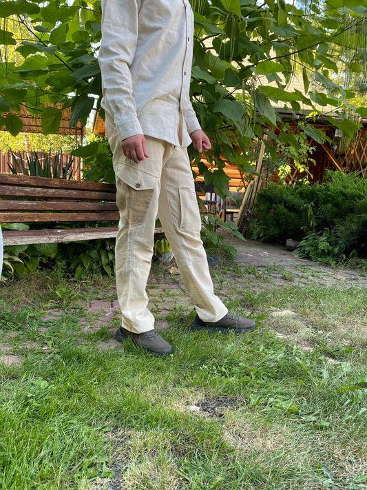 Hemp pants for man