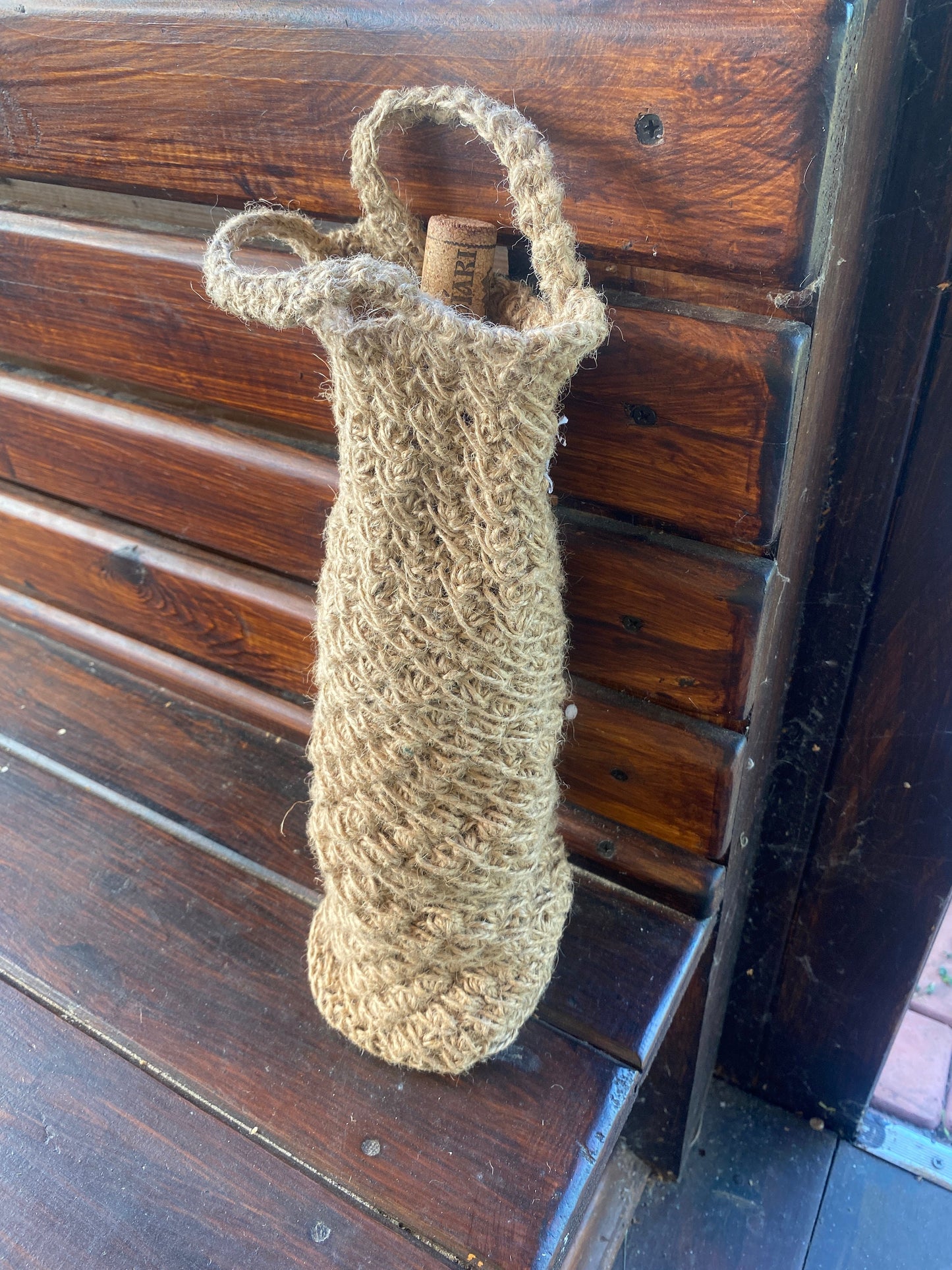 Hemp wine bag