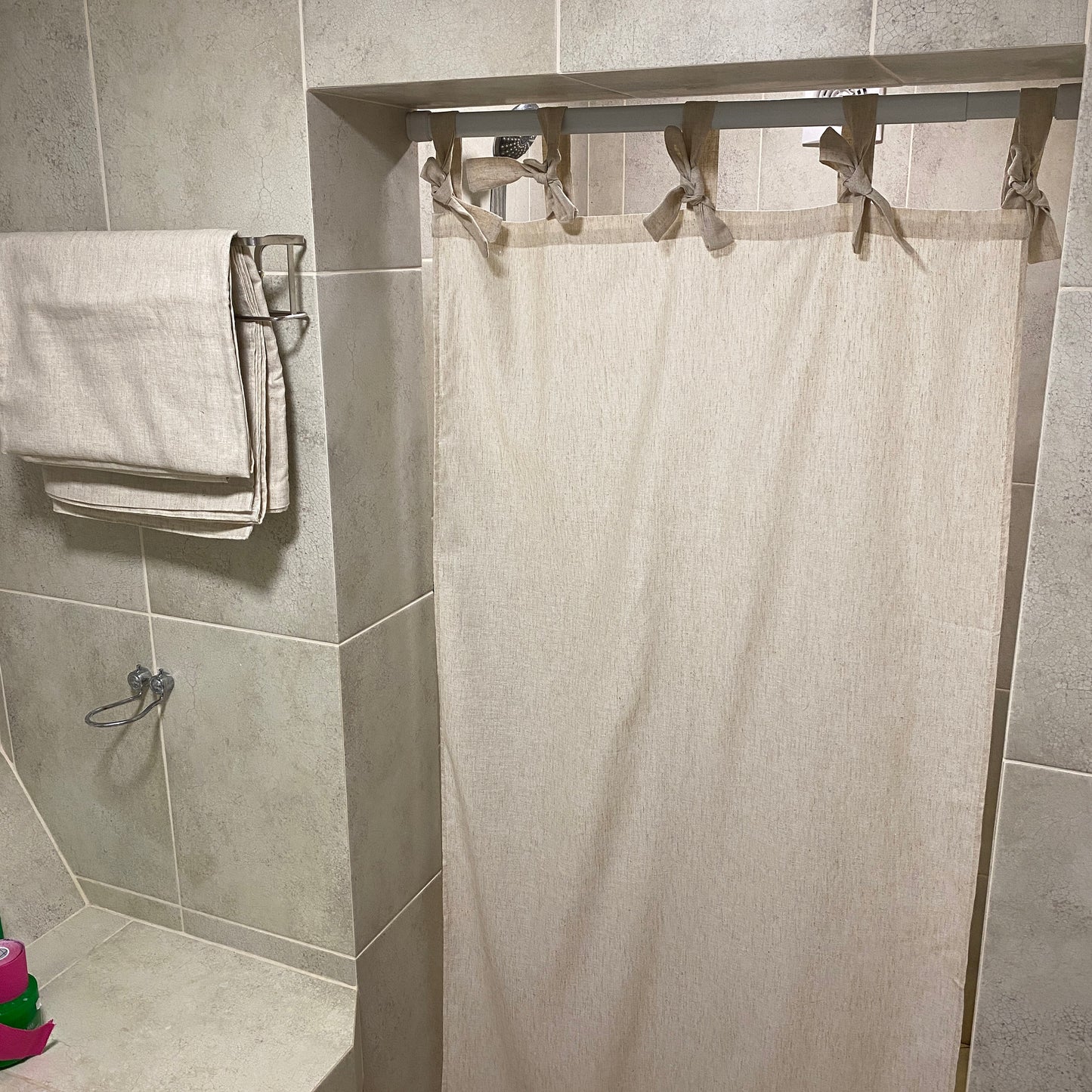 Hemp curtain - Natural color