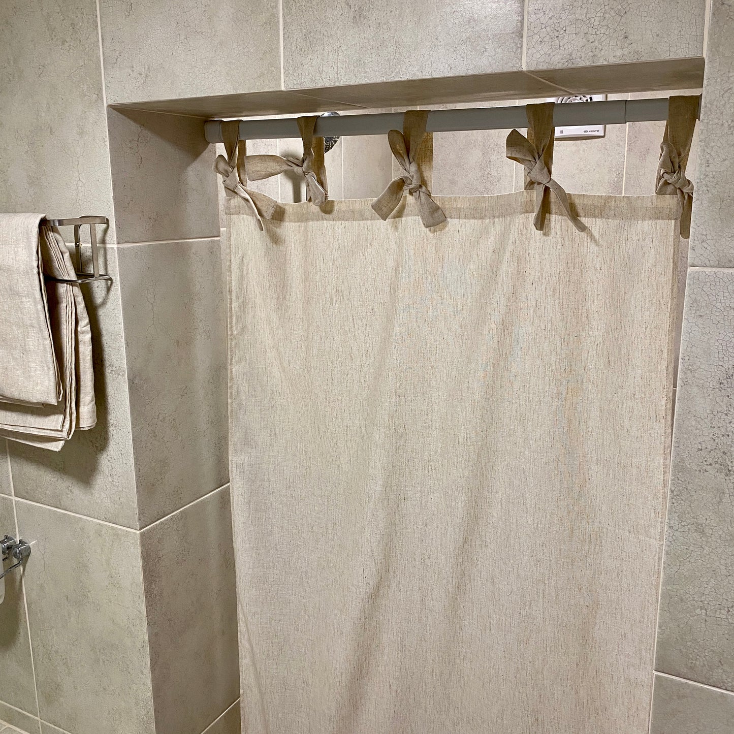 Hemp curtain - Natural color