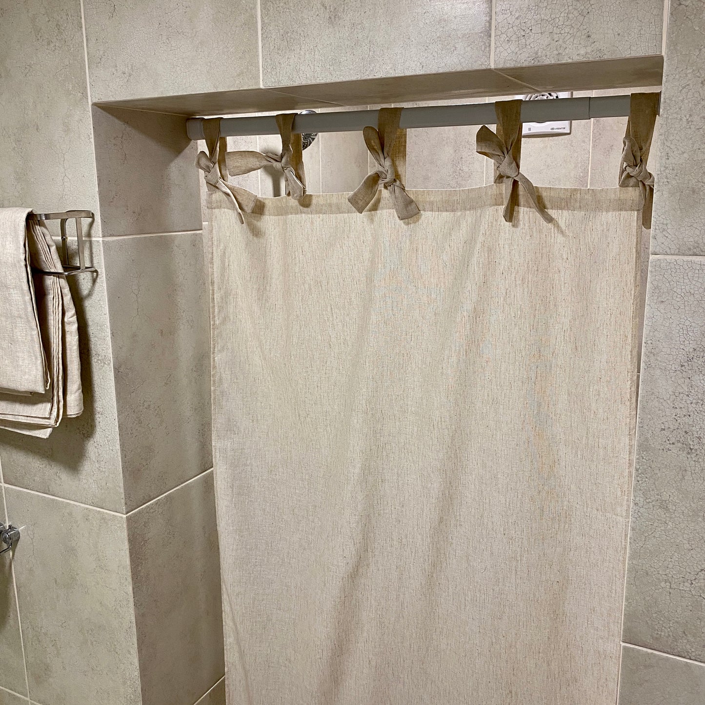 Hemp curtain - Natural color