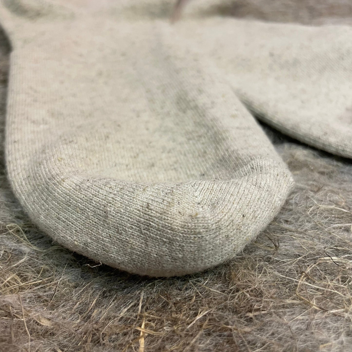 Hemp socks for men and women - Natural light gray color