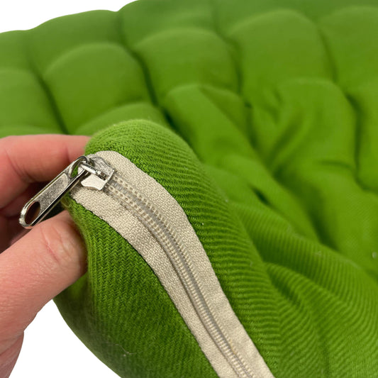 Hemp rug with buckwheat husk. Floor pillow for yoga and meditation with buckwheat husk. Size 60x90cm (23x35")