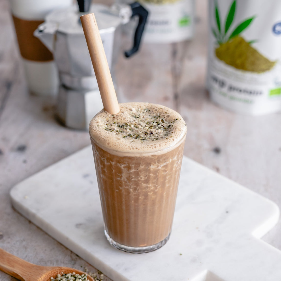 RECIPE: Coffee-Hemp Smoothie