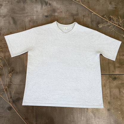 Men’s Natural Beige Hemp Cotton Oversized T-Shirt