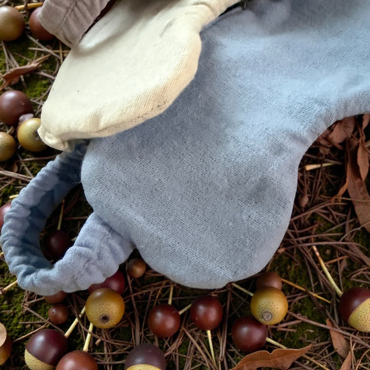 Flannel Sleep Mask Set, 3 Pack, Blue Lavender and Milk