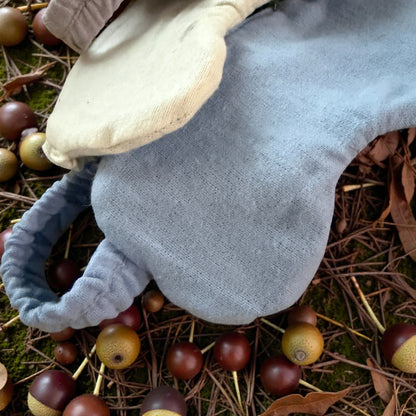 Flannel Sleep Mask Set, 3 Pack, Blue Lavender and Milk