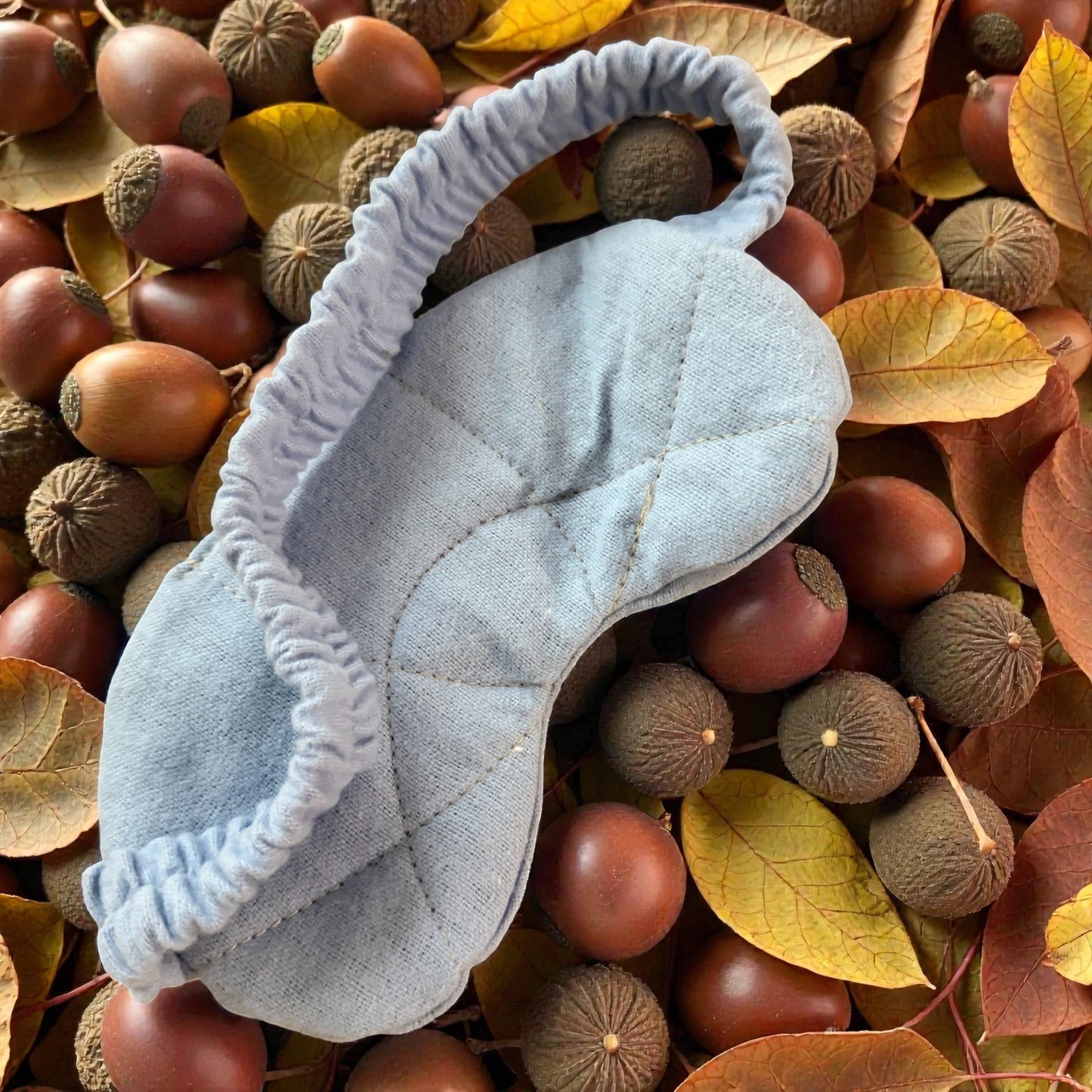 Flannel Sleep Mask Set, 3 Pack, Blue Lavender and Milk