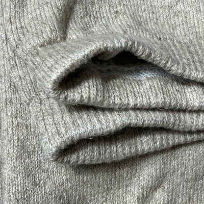 Linen Crew Socks, Unisex Linen Blend, Natural Gray