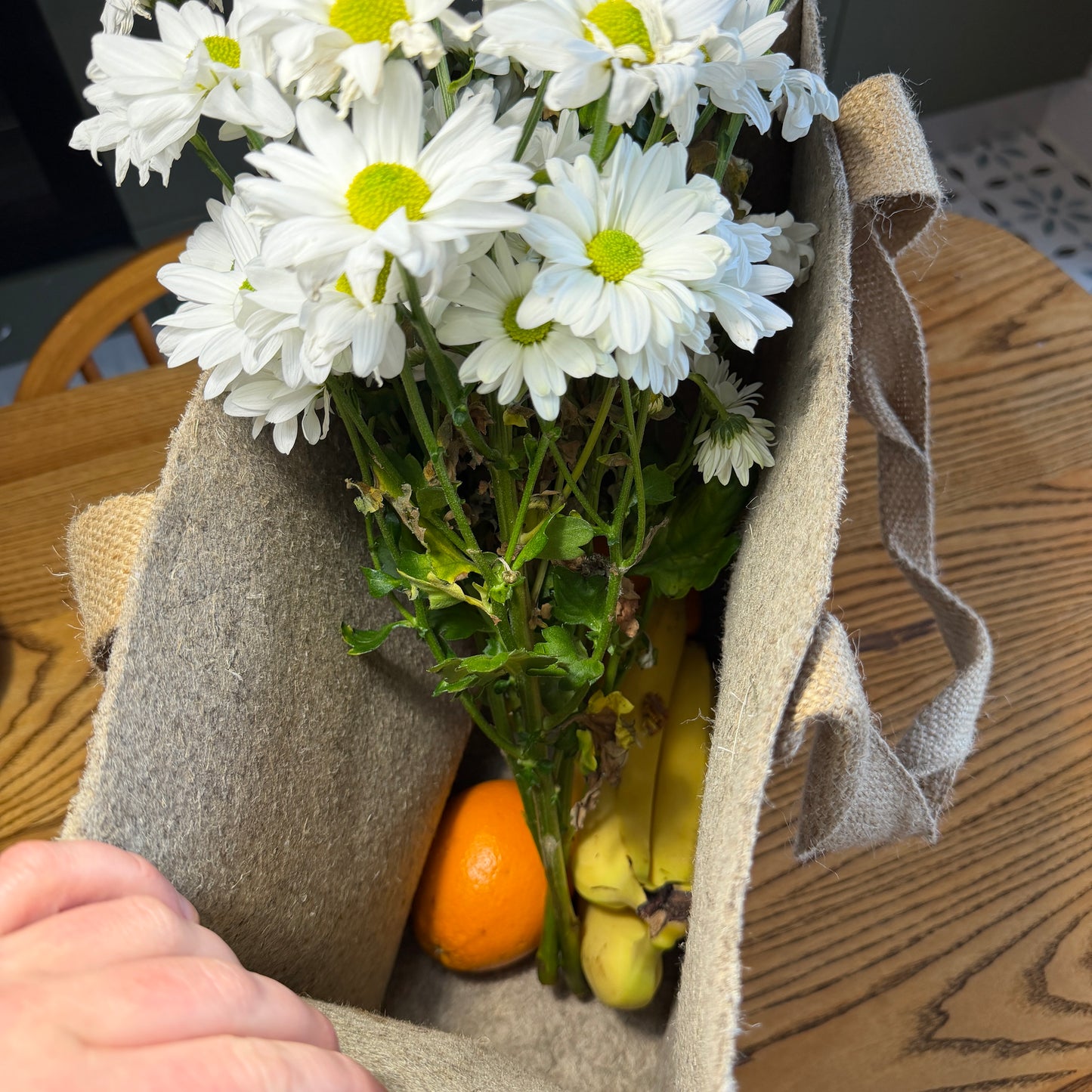 Handmade Hemp Shopper Bag – Durable Pressed Hemp Fiber Tote, Natural Eco Bag