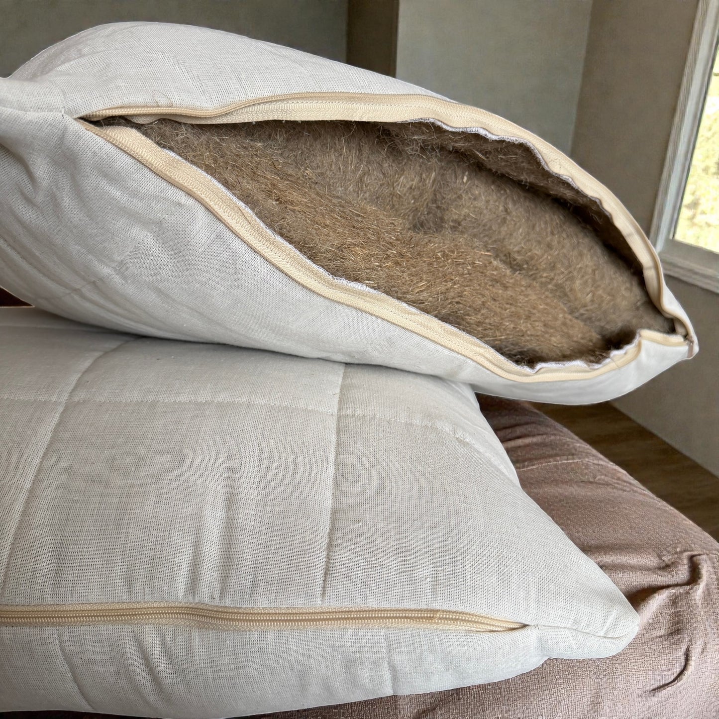 Organic Hemp Pillow with Hemp Filling