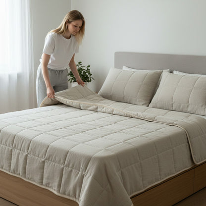 Lightweight Hemp Filled Cotton Quilt