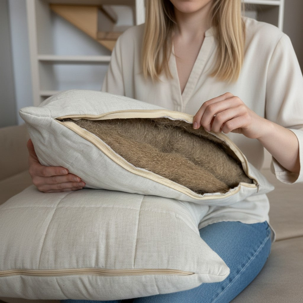 Organic Hemp Pillow with Hemp Filling