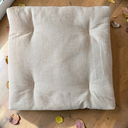 Hemp Seat Cushion 16x16"