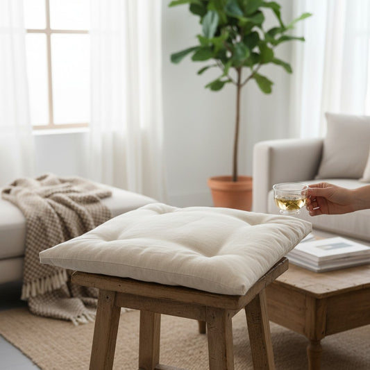 Hemp Seat Cushion 16x16"