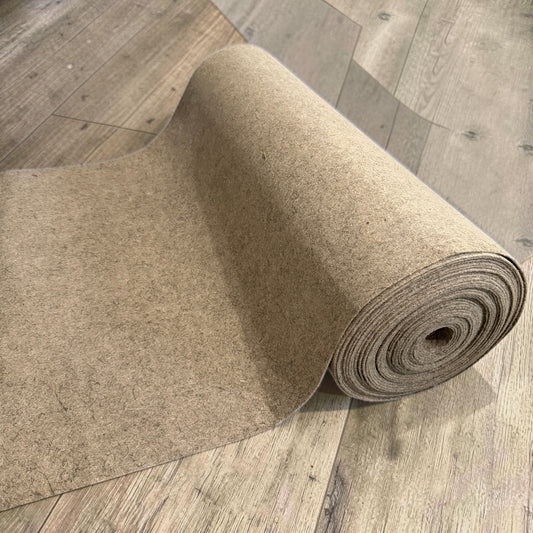 Natural Pressed Hemp Fiber Runner Rug by the Cut
