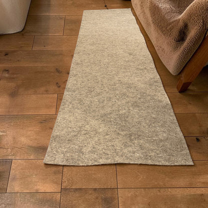 Natural Pressed Hemp Fiber Runner Rug by the Cut