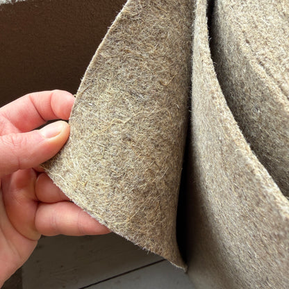 Natural Pressed Hemp Fiber Runner Rug by the Cut