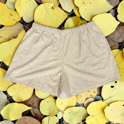 Men’s Hemp Knit Boxer Shorts with Elastic Waist and Button Fly