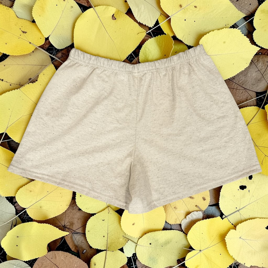 Men’s Hemp Knit Boxer Shorts with Elastic Waist and Button Fly