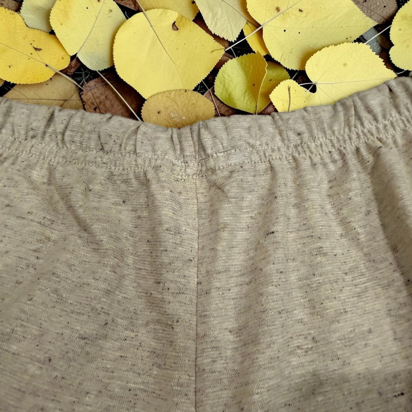 Men’s Hemp Knit Boxer Shorts with Elastic Waist and Button Fly