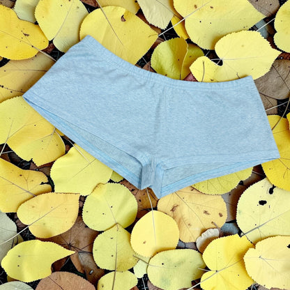 Sky Blue Hemp Boyshort Underwear for Women