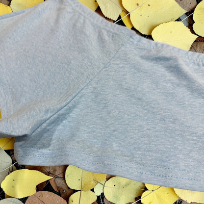 Sky Blue Hemp Boyshort Underwear for Women