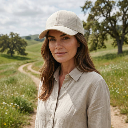 Natural Hemp Cap – Unisex Breathable Handmade Hat