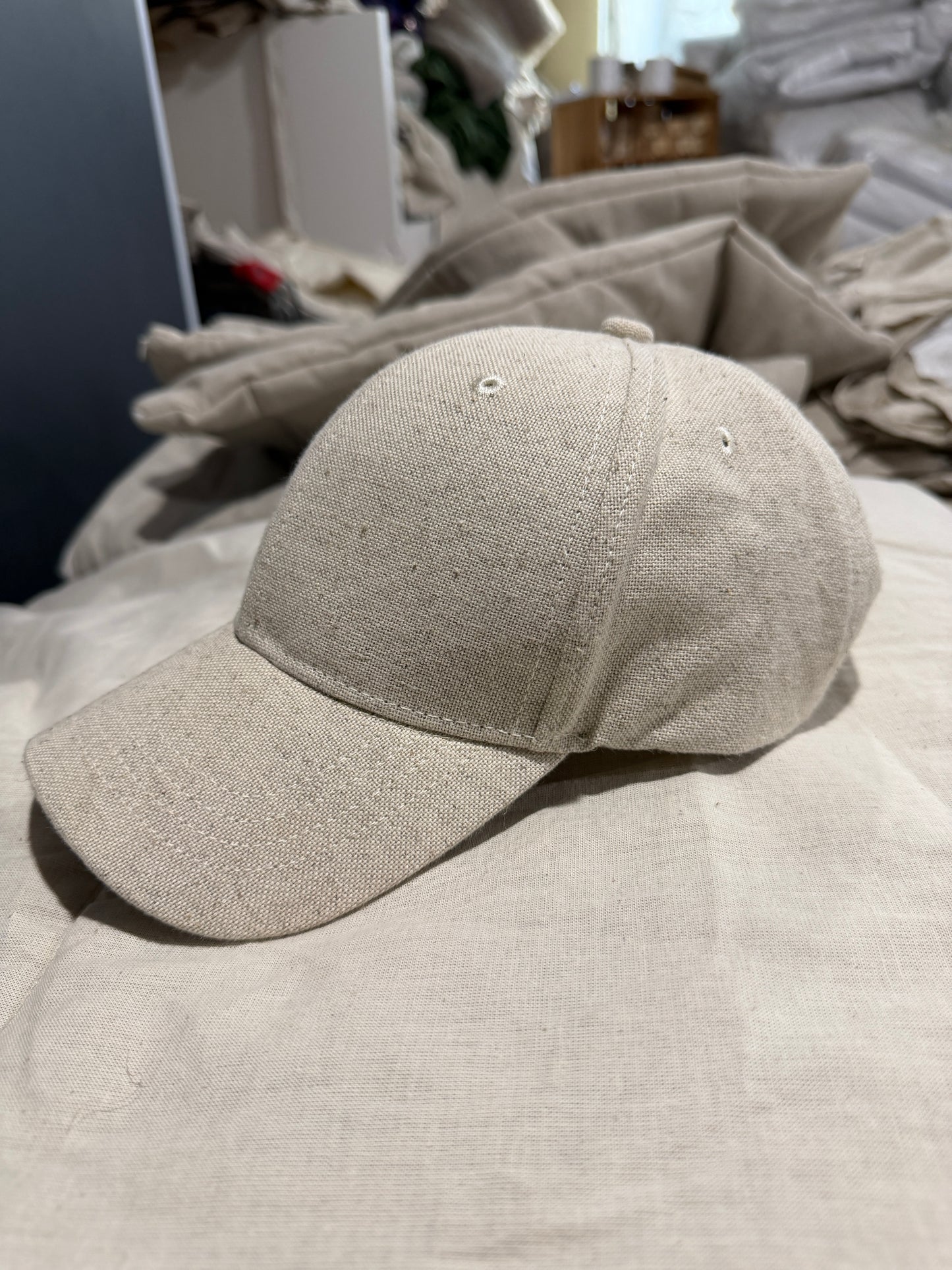 Natural Hemp Cap – Unisex Breathable Handmade Hat