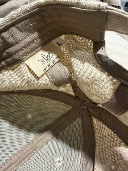 Natural Hemp Cap – Unisex Breathable Handmade Hat