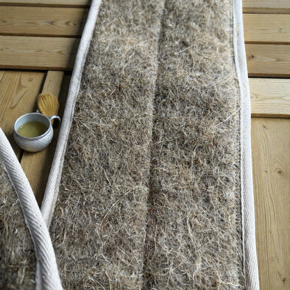 Hemp Sauna Set – 3-Piece Natural Bath & Sauna Set