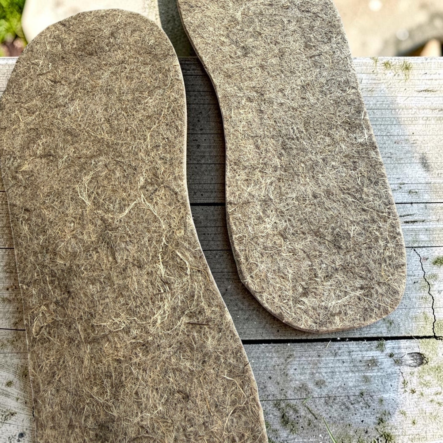 Men’s Hemp Insoles – Natural Pressed Fiber Shoe Inserts