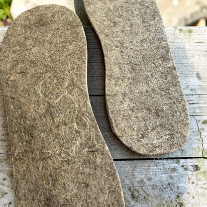 Men’s Hemp Insoles – Natural Pressed Fiber Shoe Inserts