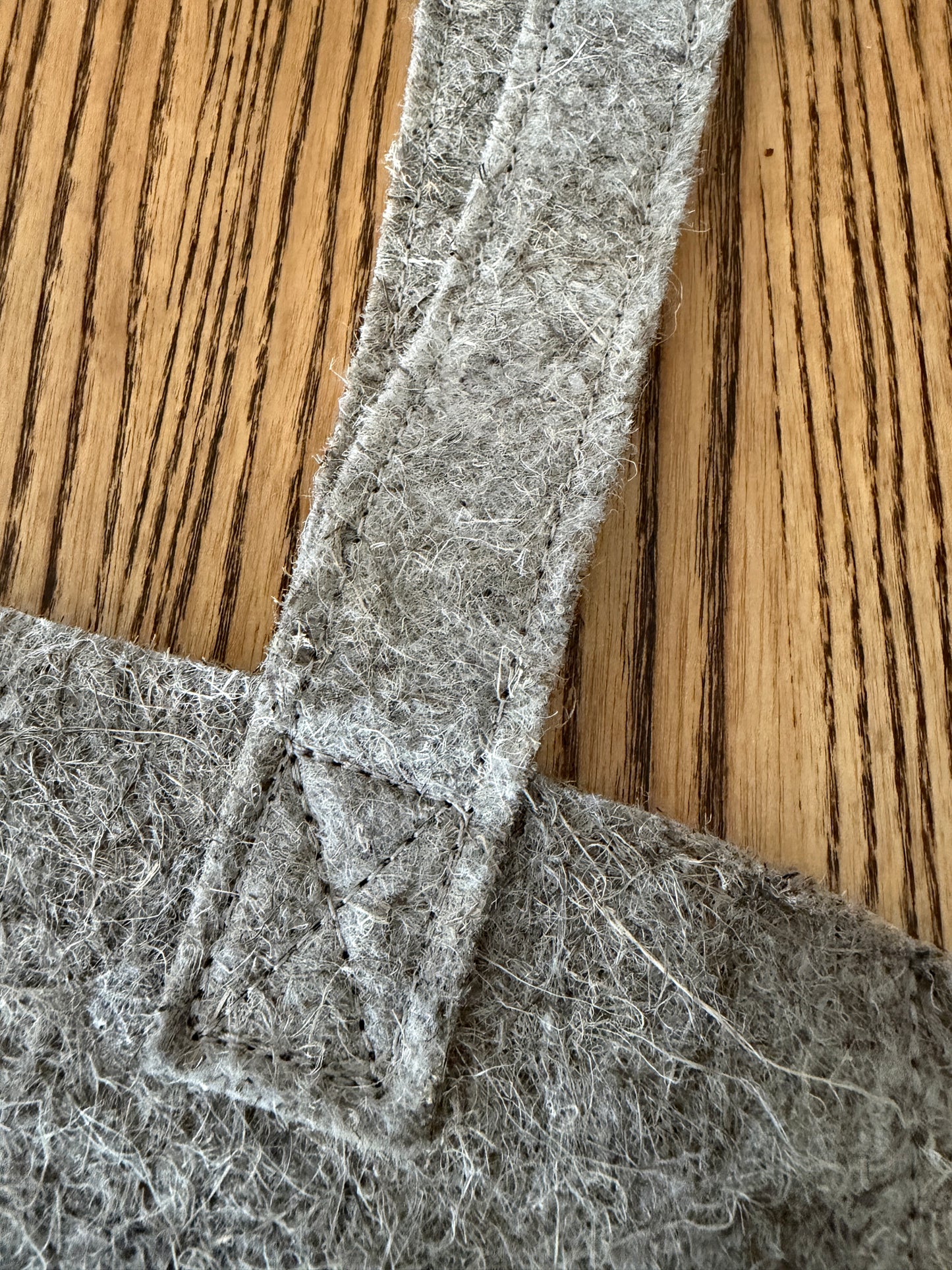 Hemp Fiber Wine Bottle Bag – Reusable Felt Bottle Tote with Handle