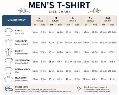 Men’s Natural Beige Hemp Cotton Oversized T-Shirt